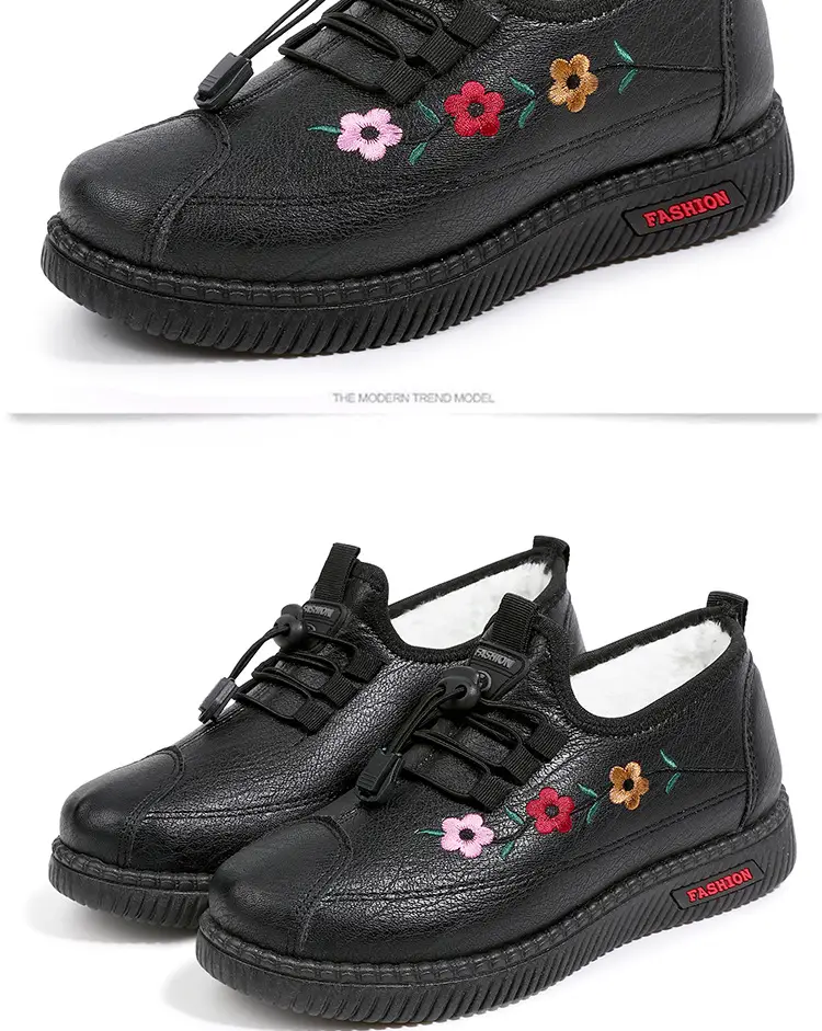 2025 Winter Cotton Flats for Women Warm Non-Slip — feature 22