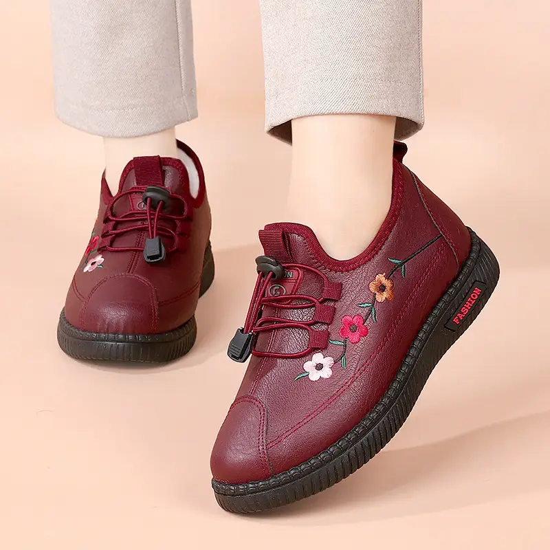 2025 Winter Cotton Flats for Women Warm Non-Slip - Image 2
