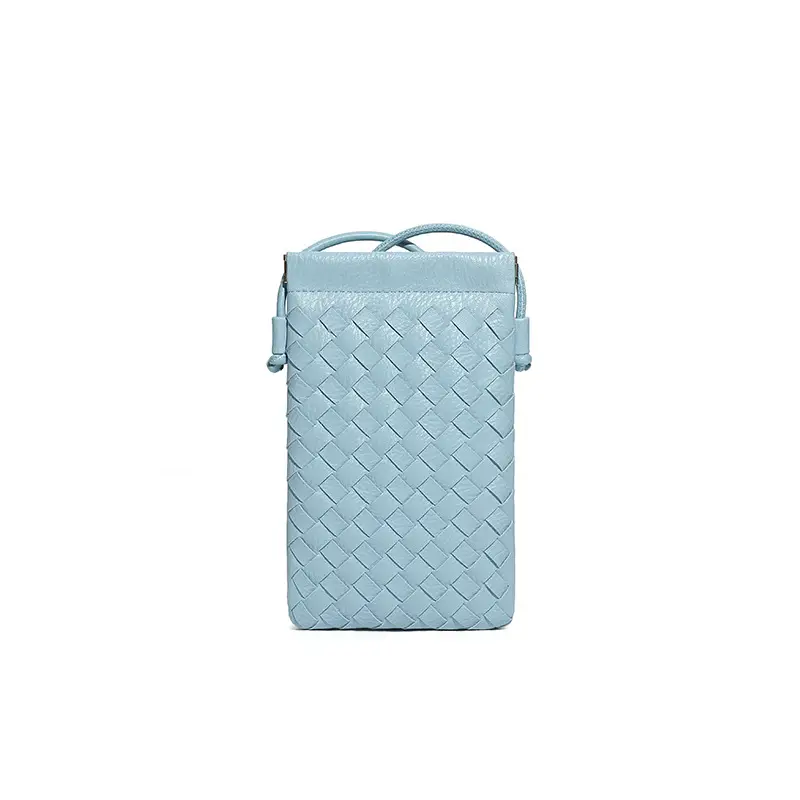 Green Handwoven Phone Bag for Women - Image 10
