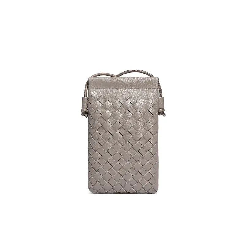 Green Handwoven Phone Bag for Women - Image 3