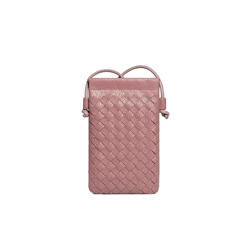 Green Handwoven Phone Bag for Women - Image 5