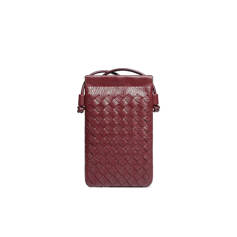 Green Handwoven Phone Bag for Women - Image 6