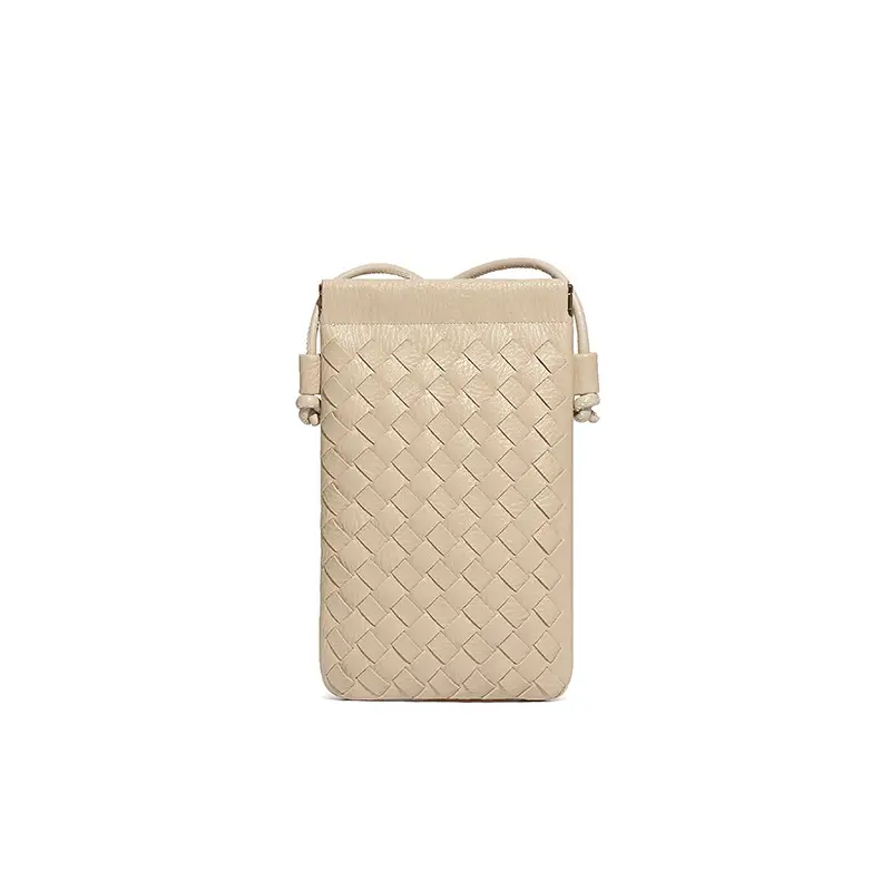 Green Handwoven Phone Bag for Women - Image 8