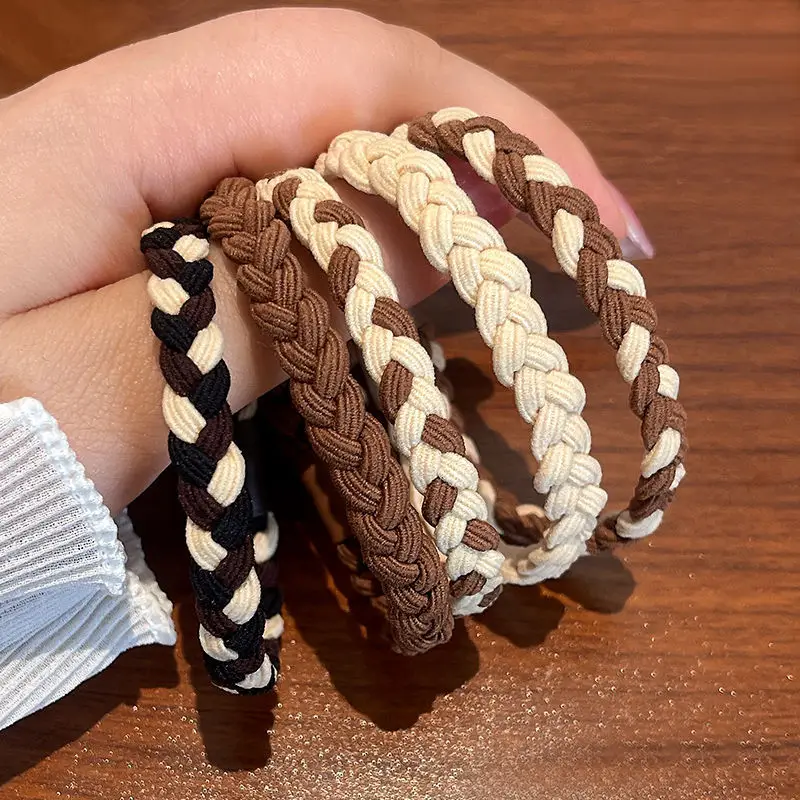 Girls Braided Hair Rope High Ponytail Hair Tie — feature 11