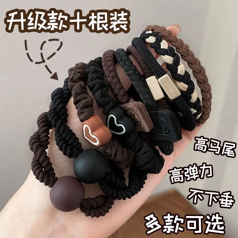 Girls Braided Hair Rope High Ponytail Hair Tie — feature 13