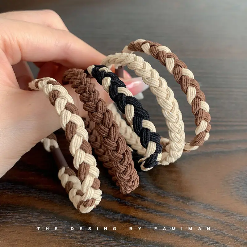 Girls Braided Hair Rope High Ponytail Hair Tie — feature 6
