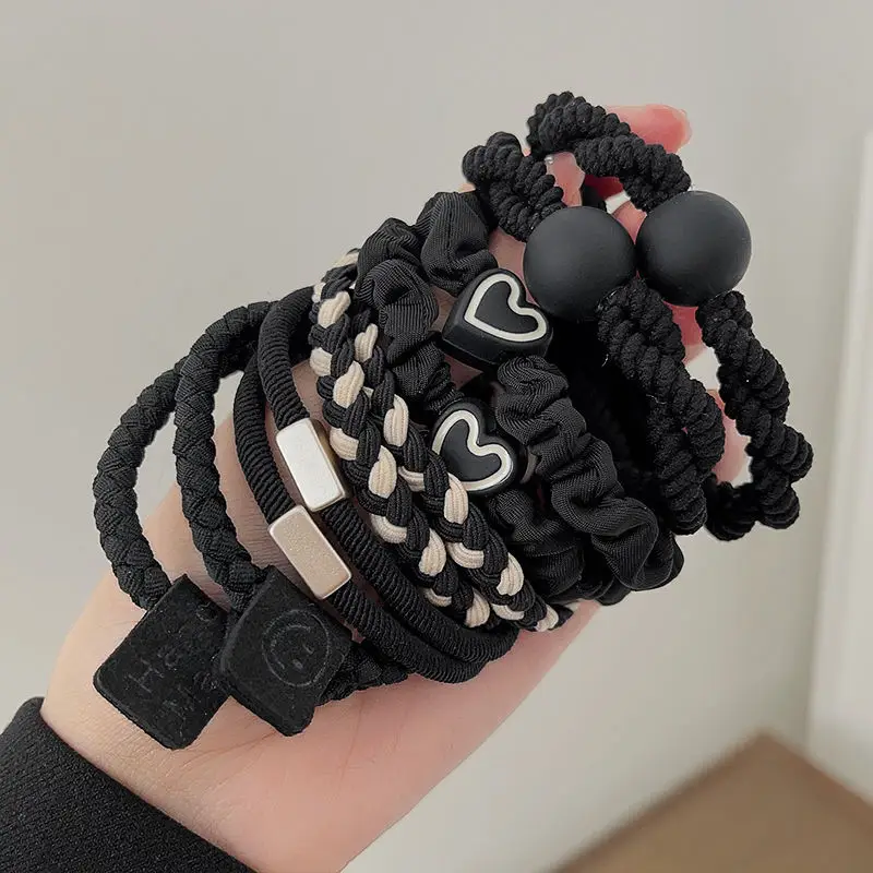 Girls Braided Hair Rope High Ponytail Hair Tie - Image 8