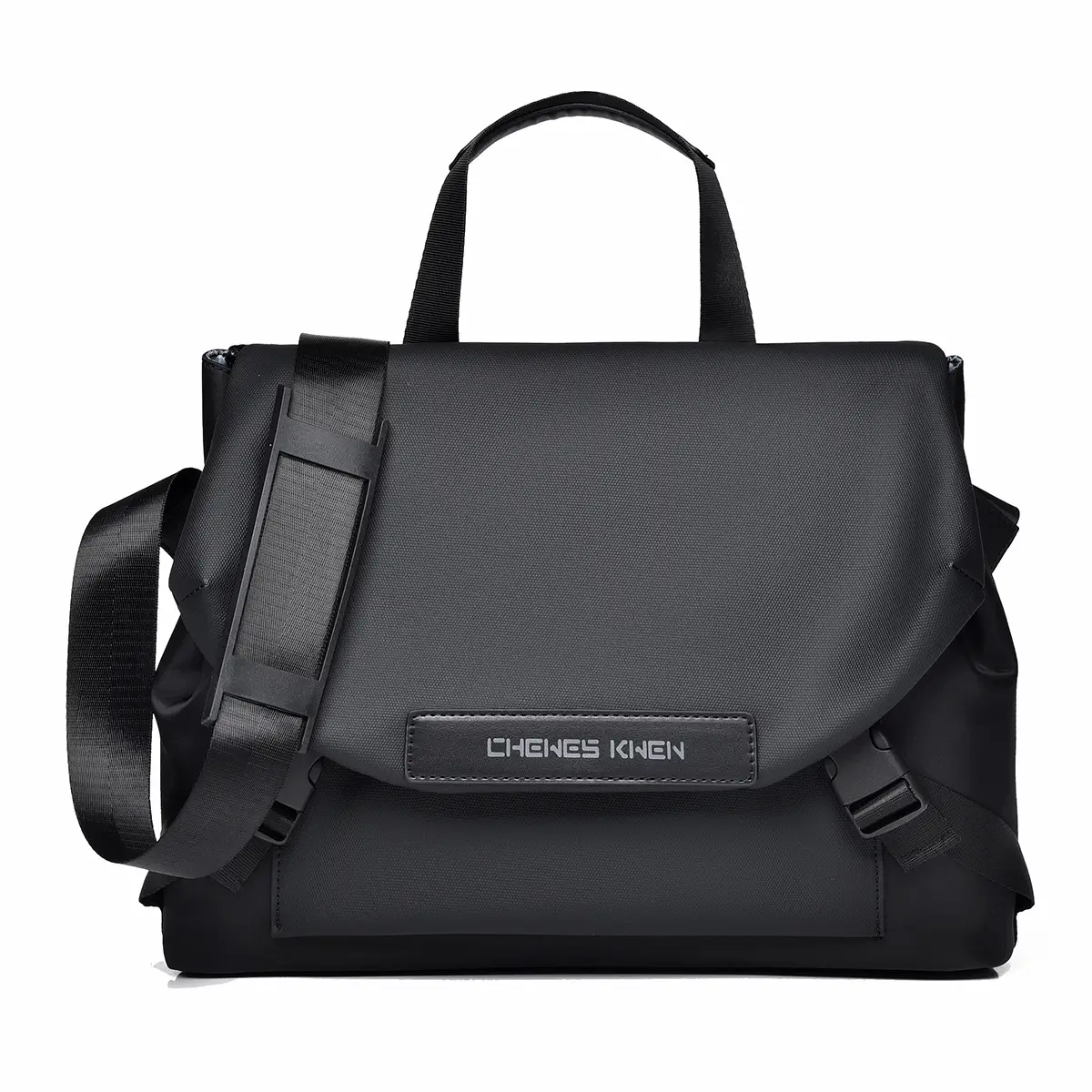 Men's Crossbody Bag Grey Large Capacity Business Travel — feature 18