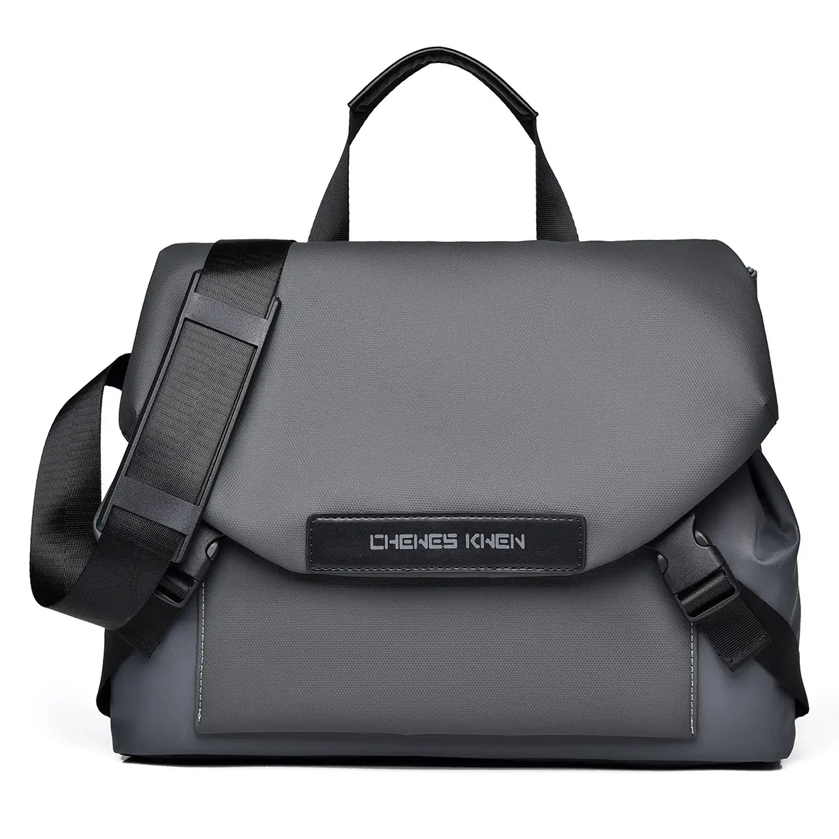 Men's Crossbody Bag Grey Large Capacity Business Travel — feature 25