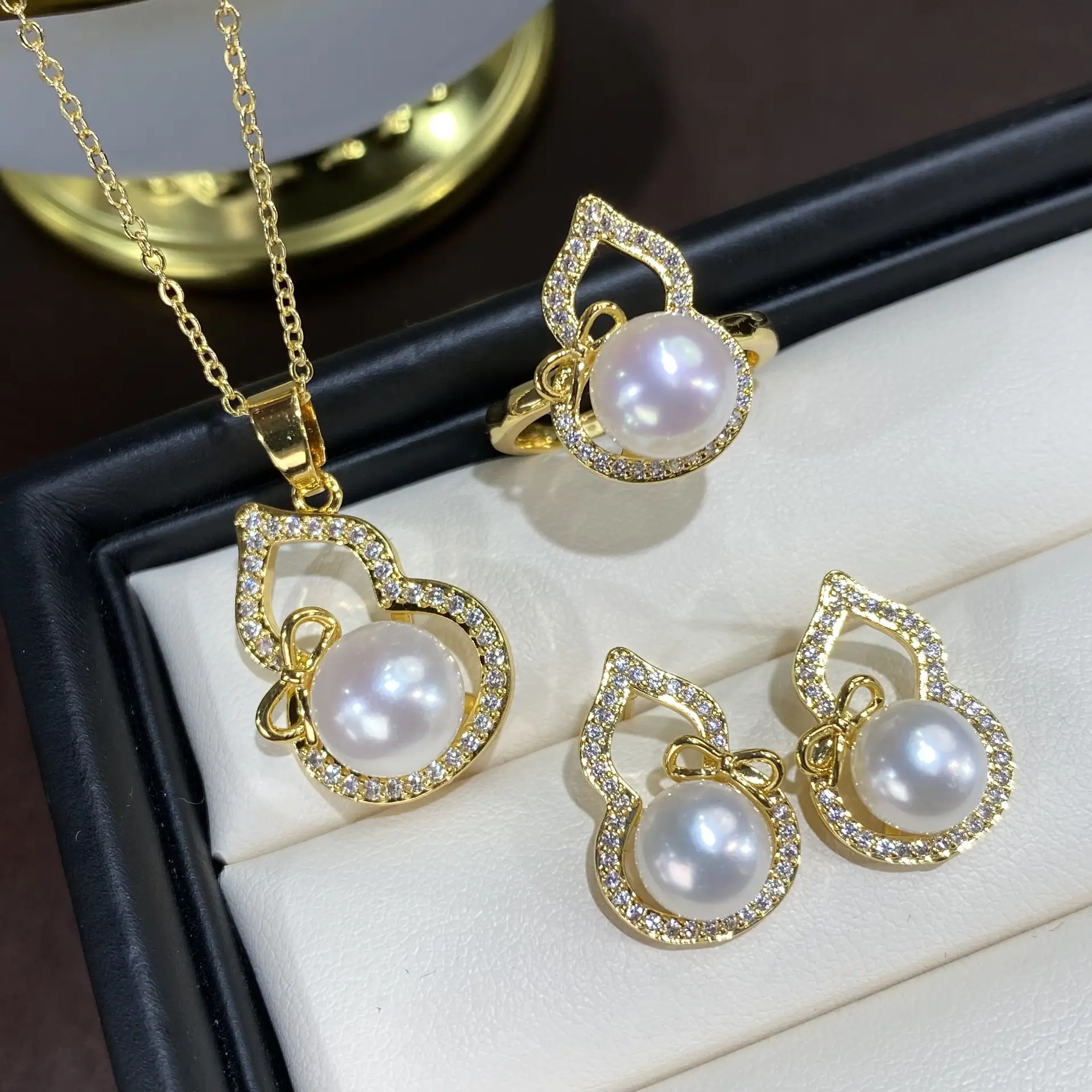 2025 Freshwater Pearl Cross-Border Jewelry Set for Women - Image 4