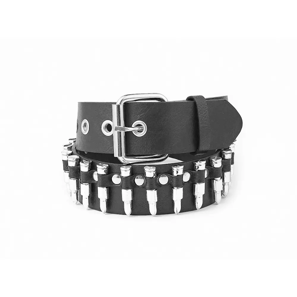 Men's Multi Color Bullet Belt with Buckle — feature 15