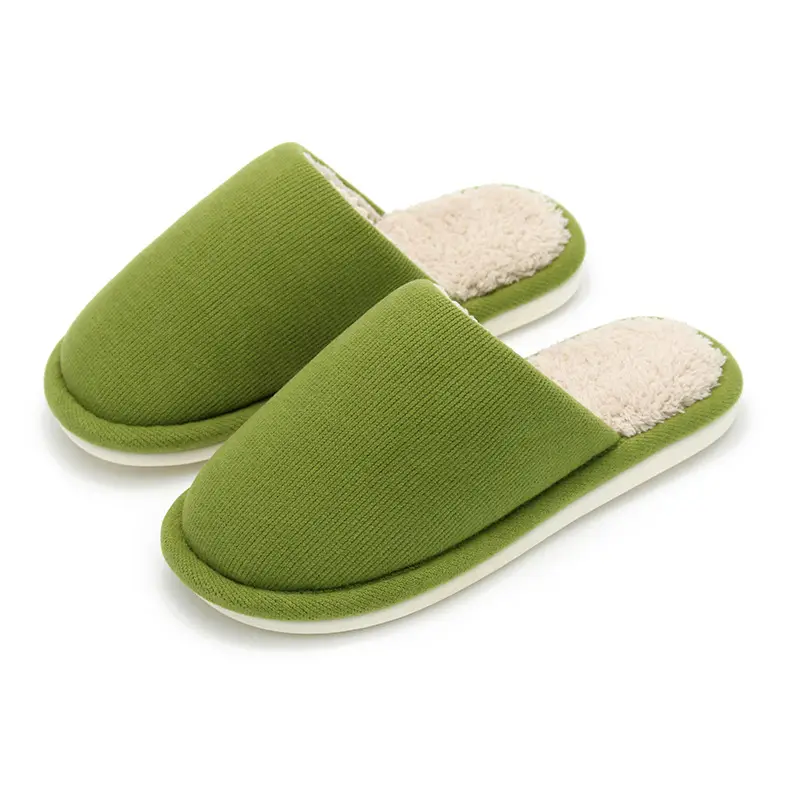 2023 New Cotton Slippers Women's Winter Indoor Warmth Thickened Couples Anti-Slip Home Shoes Men's Couples - Image 12