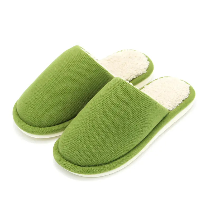 2023 New Cotton Slippers Women's Winter Indoor Warmth Thickened Couples Anti-Slip Home Shoes Men's Couples - Image 4