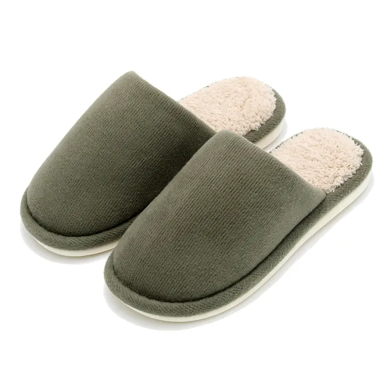 2023 New Cotton Slippers Women's Winter Indoor Warmth Thickened Couples Anti-Slip Home Shoes Men's Couples - Image 5