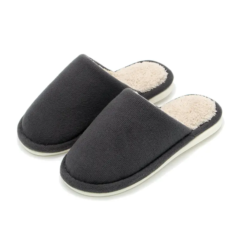 2023 New Cotton Slippers Women's Winter Indoor Warmth Thickened Couples Anti-Slip Home Shoes Men's Couples - Image 7