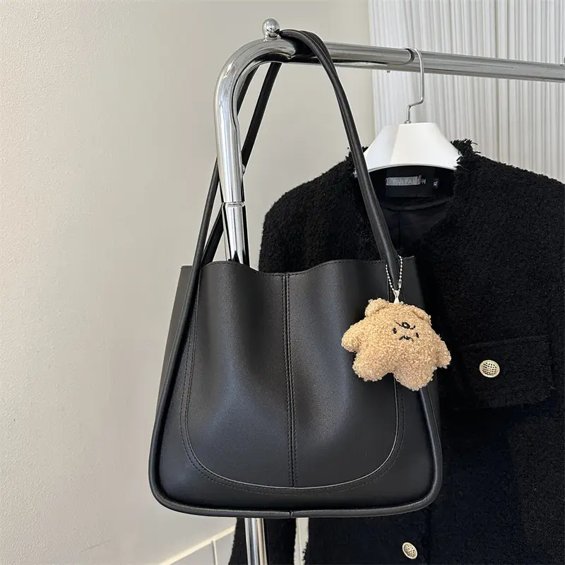 Black Korean Style Shoulder Bag for Women 2025 - Image 5