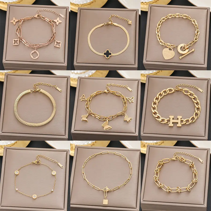 Gold Star Pendant Bracelet for Women β feature 2