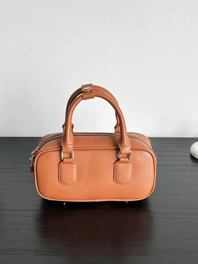Women Retro Square Shoulder Messenger Bag Tan 2023 - Image 3