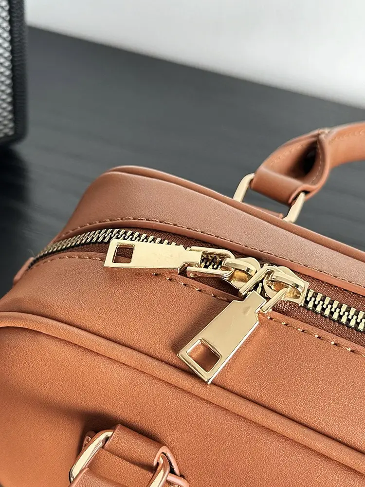 Women Retro Square Shoulder Messenger Bag Tan 2023 - Image 5