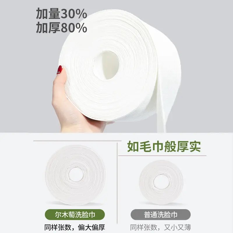 Ermu Face Towel 70 Pcs Roll Set - Image 9