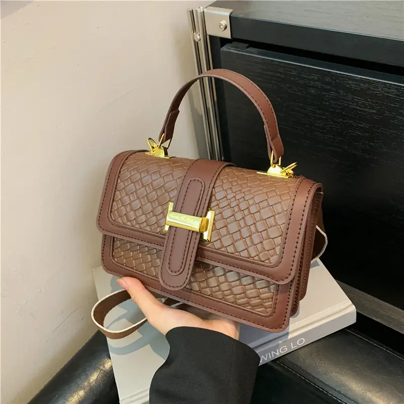 Black Quilted Shoulder Bag for Women 2026 Spring