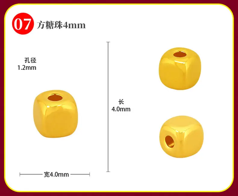 Gold Broken Golden Triangle Bead Set 999 Twisted — feature 11