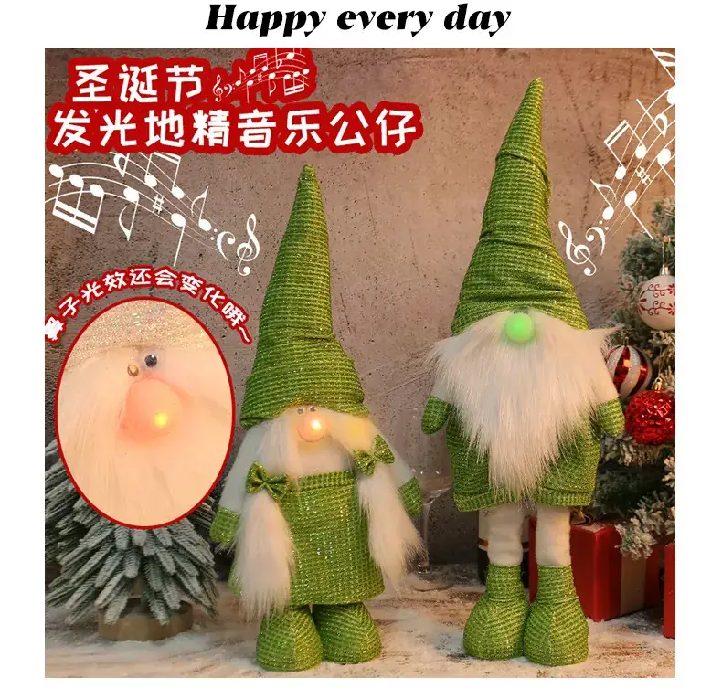 Glowing Goblin Retractable Doll for Christmas Decor — feature 2