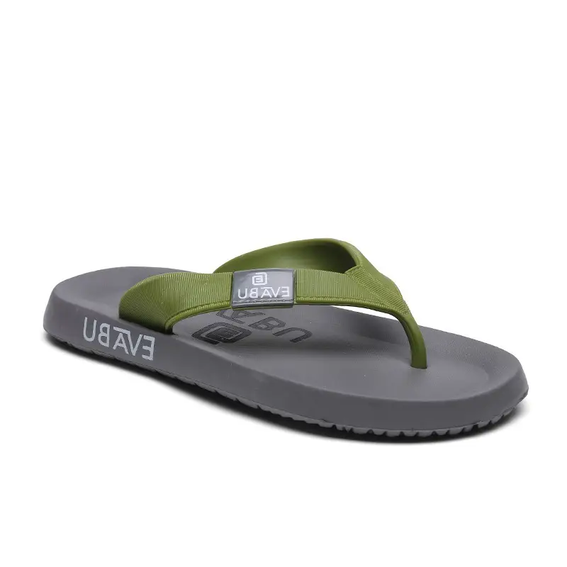 Jinjiang factory summer new flip flops wholesale men's non-slip soft bottom beach shoes EVA flip-flops ins fashion