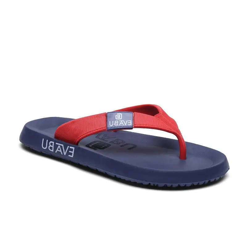 Jinjiang factory summer new flip flops wholesale men's non-slip soft bottom beach shoes EVA flip-flops ins fashion - Image 2