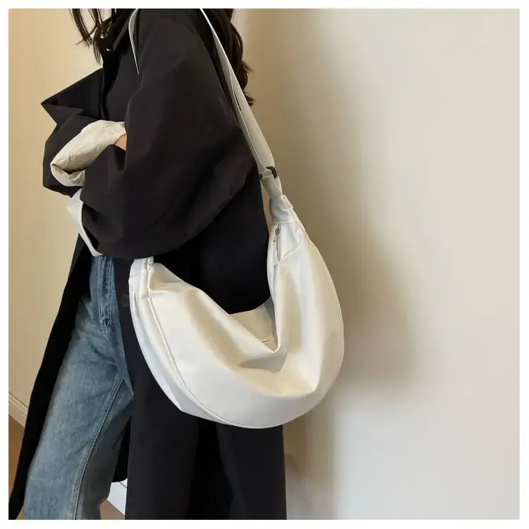 Women's Orange Canvas Shoulder Messenger Bag Large Capacity — feature 16