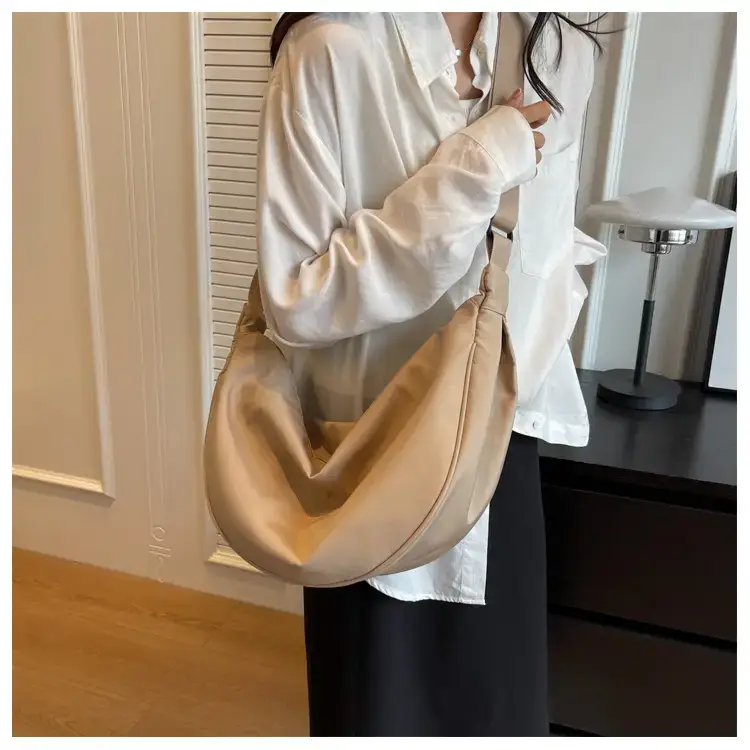 Women's Orange Canvas Shoulder Messenger Bag Large Capacity — feature 22