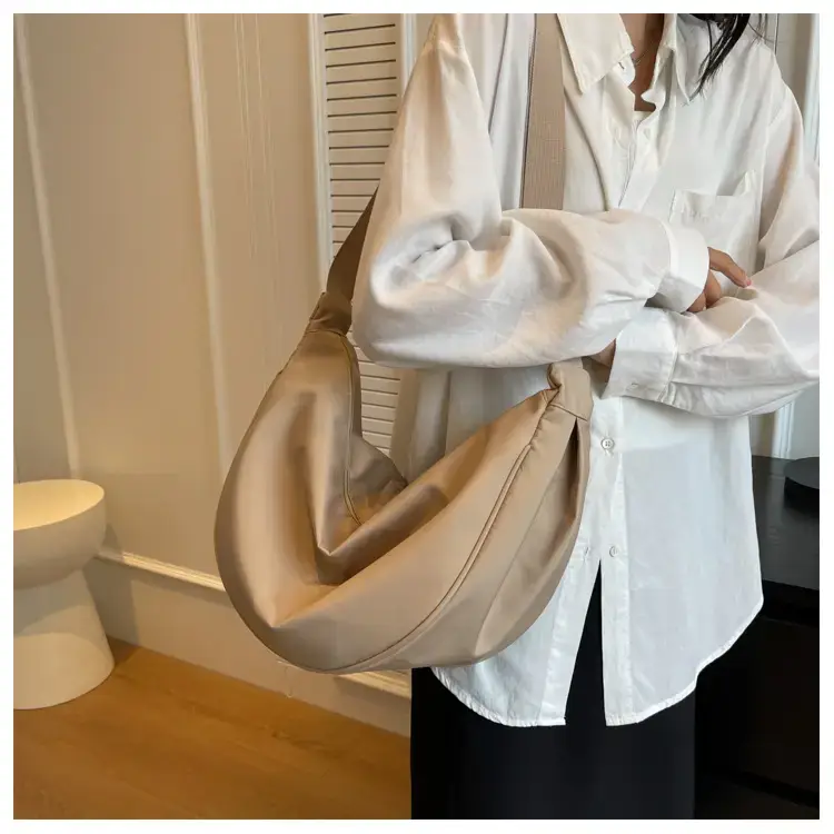 Women's Orange Canvas Shoulder Messenger Bag Large Capacity — feature 24