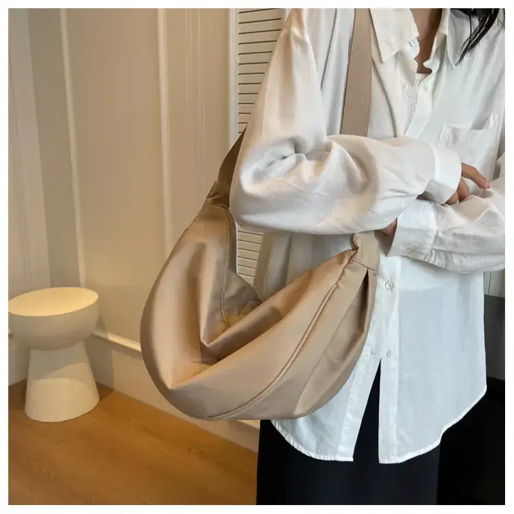 Women's Orange Canvas Shoulder Messenger Bag Large Capacity — feature 25