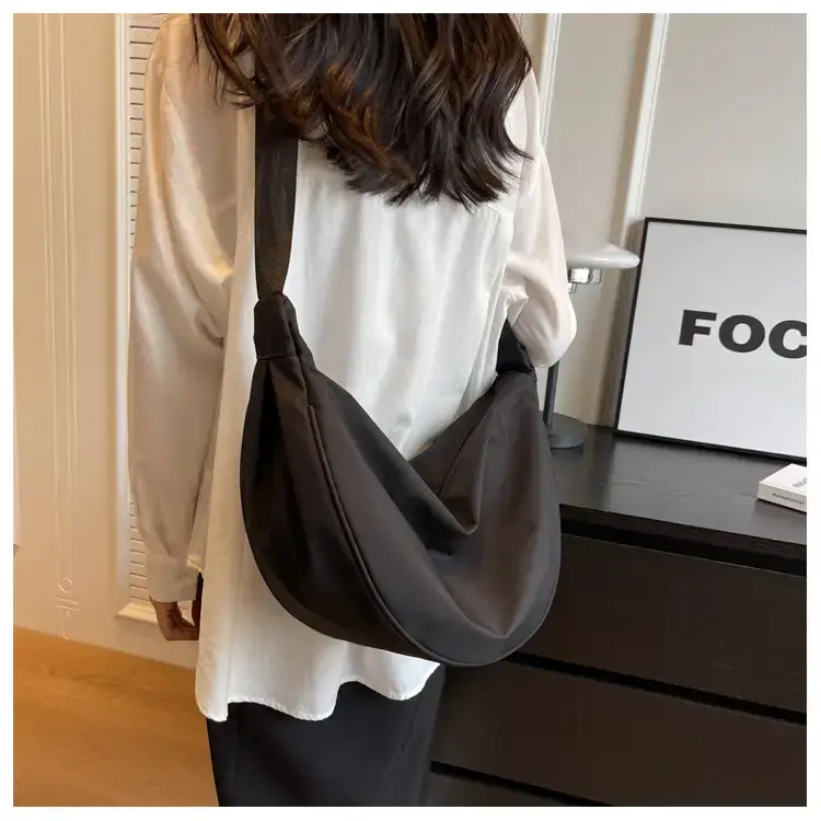 Women's Orange Canvas Shoulder Messenger Bag Large Capacity — feature 26