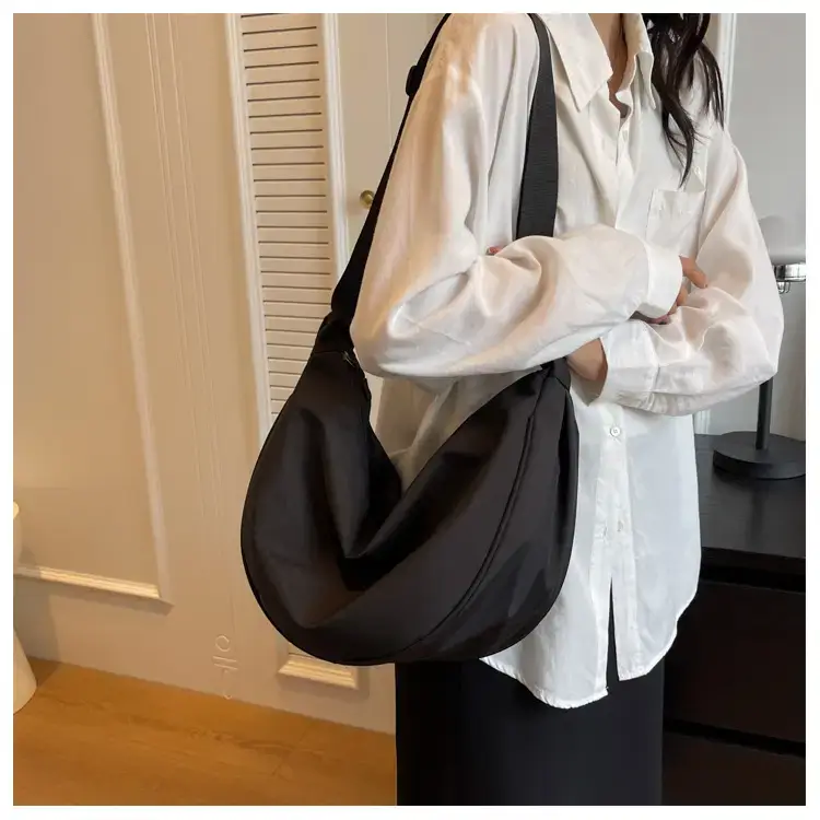 Women's Orange Canvas Shoulder Messenger Bag Large Capacity — feature 27