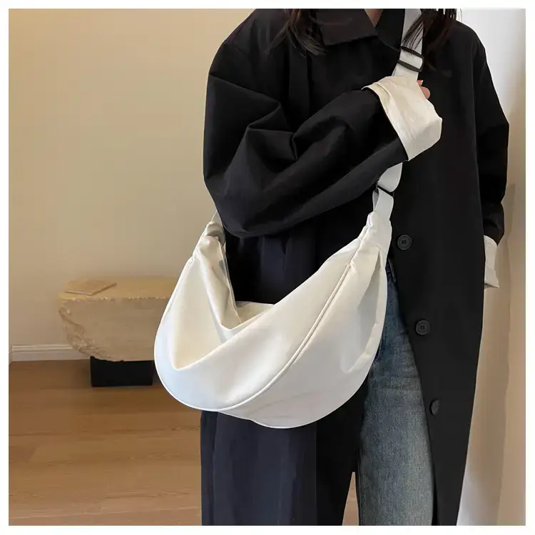 Women's Orange Canvas Shoulder Messenger Bag Large Capacity — feature 29