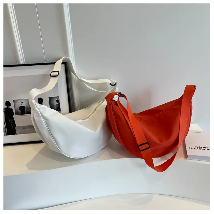 Women's Orange Canvas Shoulder Messenger Bag Large Capacity — feature 36