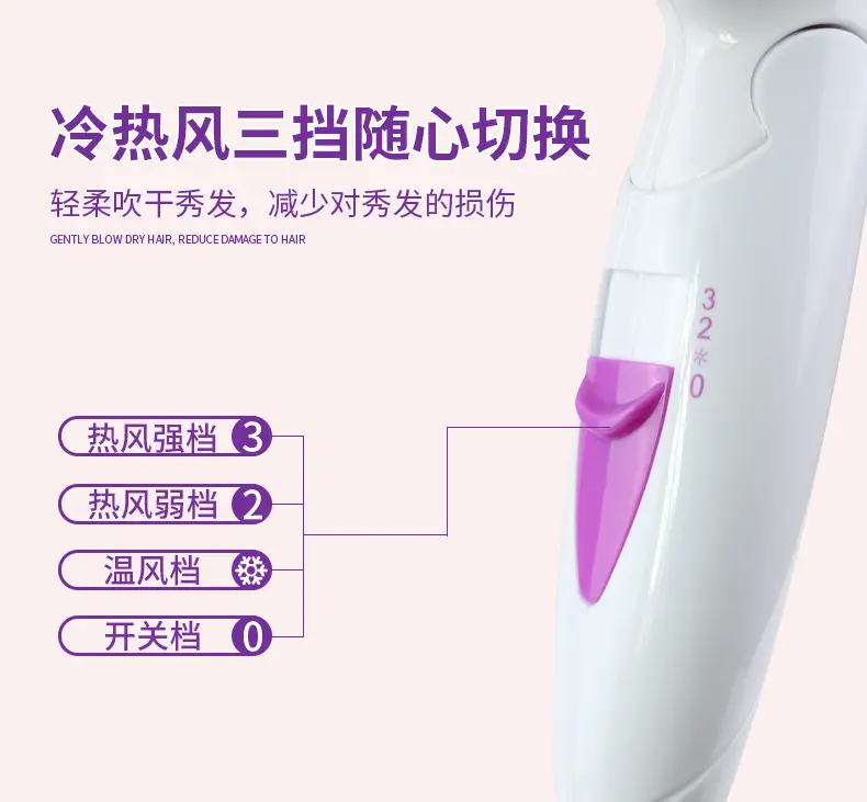 Kangfu 3120 Electric Hair Dryer 1200W Portable — feature 4