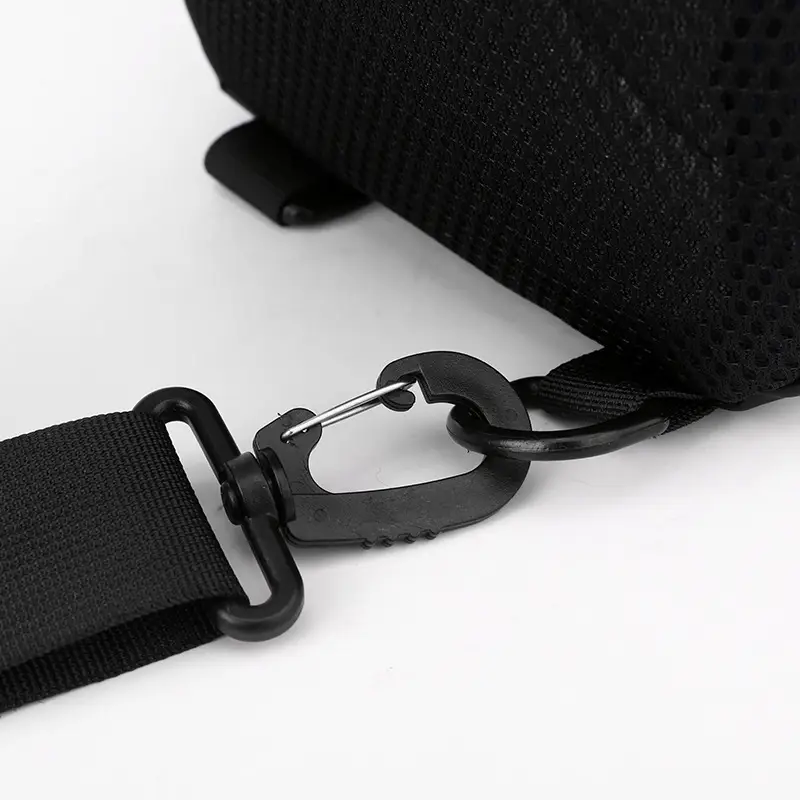 Men's Black Shoulder Messenger Bag Large Capacity Casual Versatile — feature 19