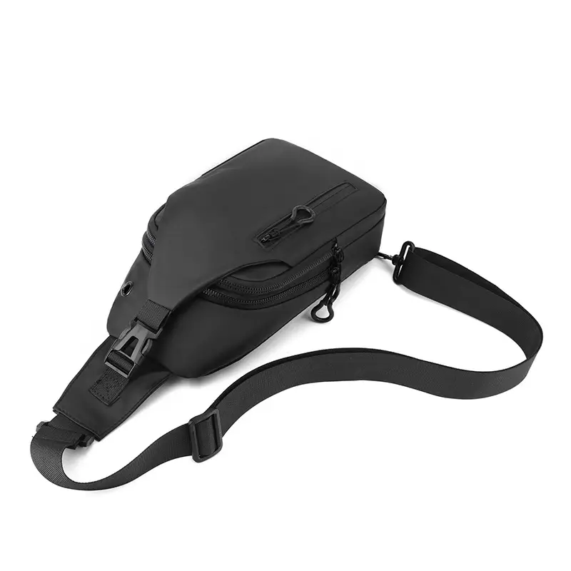 Men's Black Shoulder Messenger Bag Large Capacity Casual Versatile — feature 23