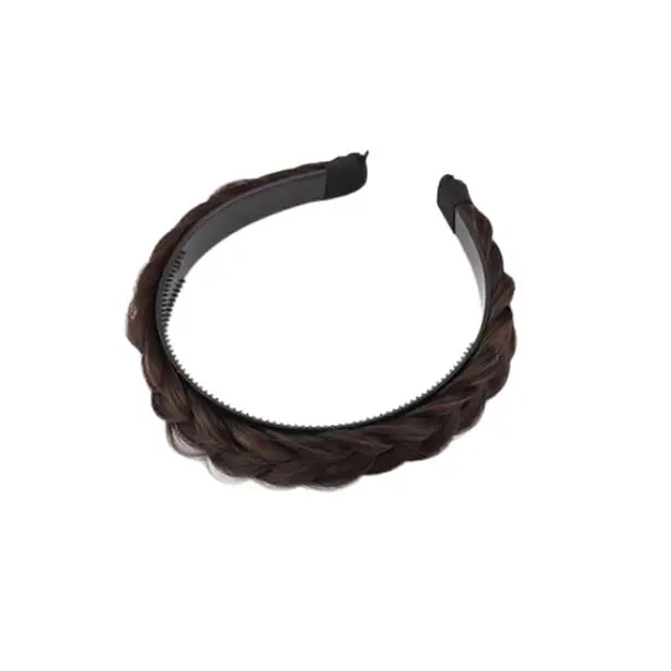 Women's Fishbone Braided Hair Clip Headband - Image 15