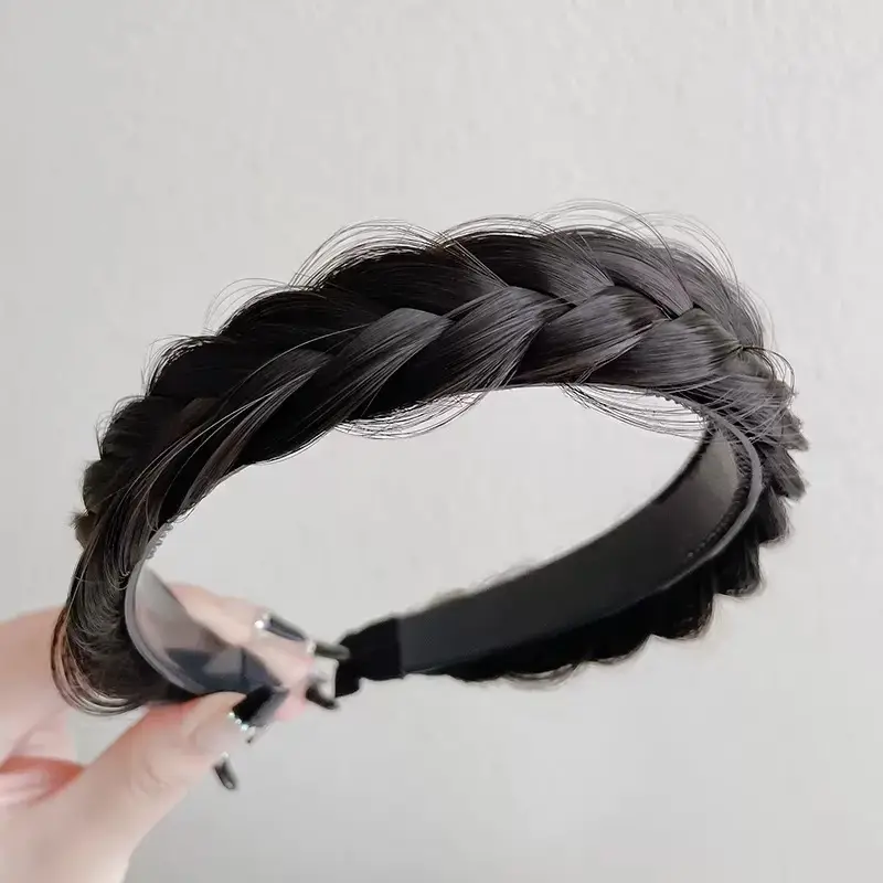 Women's Fishbone Braided Hair Clip Headband - Image 4