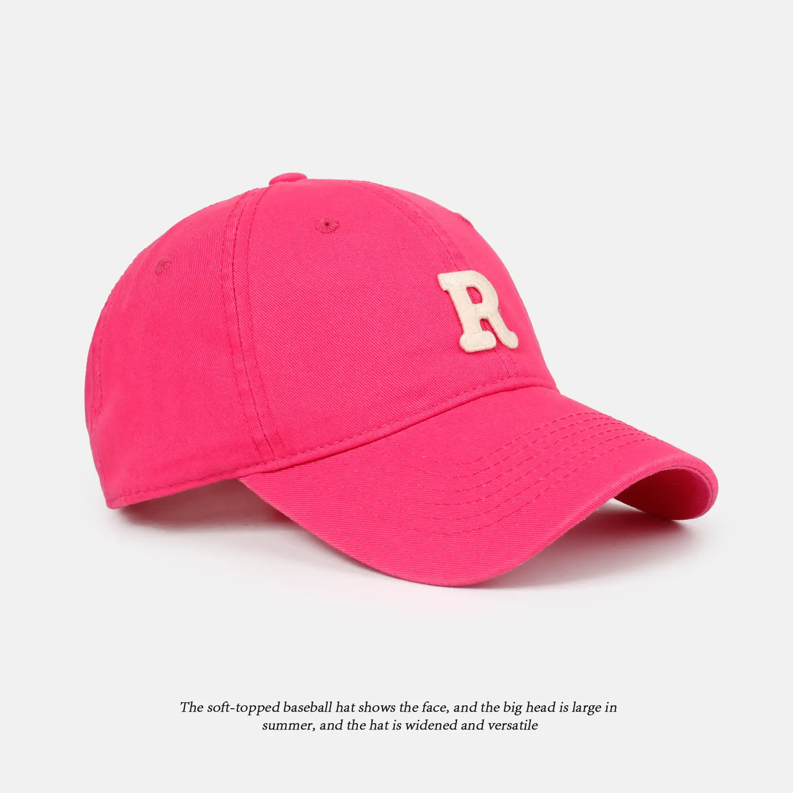 Pink Letter Embroidered Women's Cap - Image 21