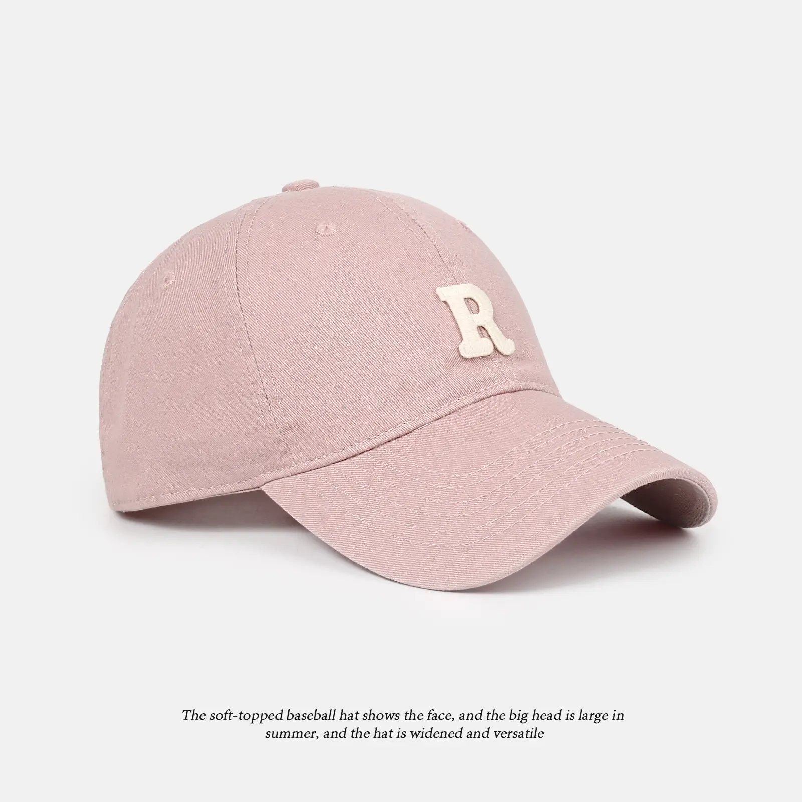 Pink Letter Embroidered Women's Cap - Image 24