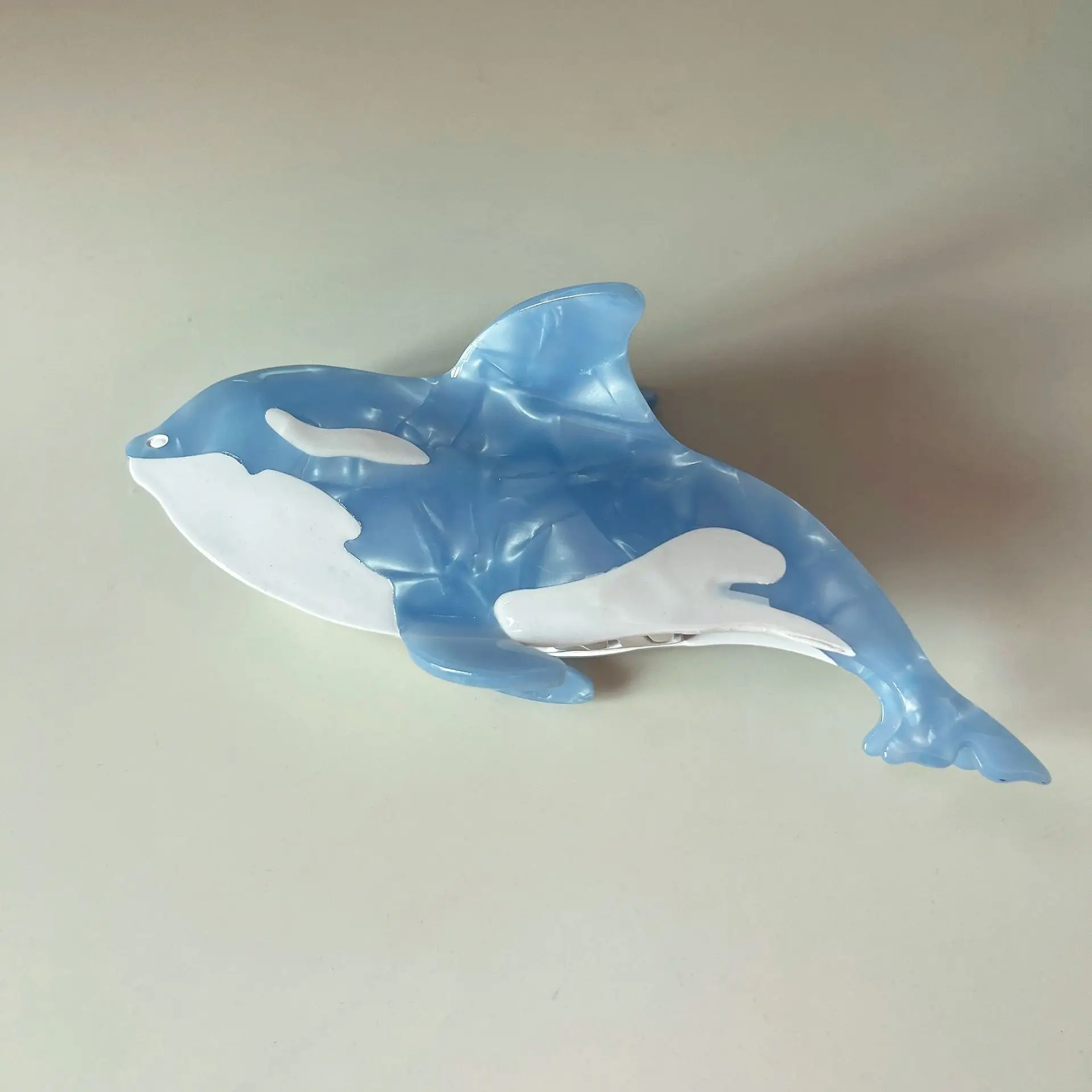 Green Marine Shark Acetate Hairpin Clip - Image 34