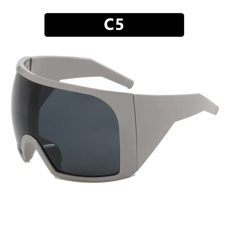 Kedun Oversized Sunglasses Futuristic Tech Protective Punk