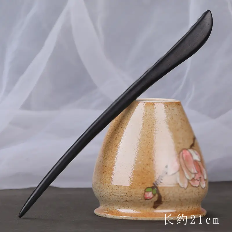 Antique Black Sandalwood Hairpin 18cm - Image 49
