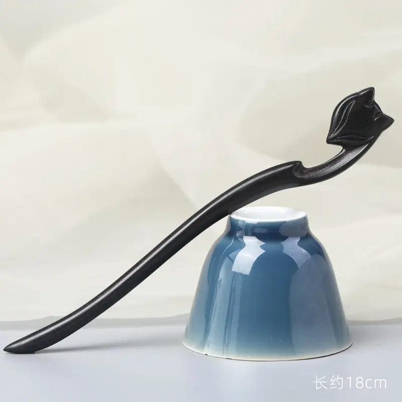 Antique Black Sandalwood Hairpin 18cm - Image 85