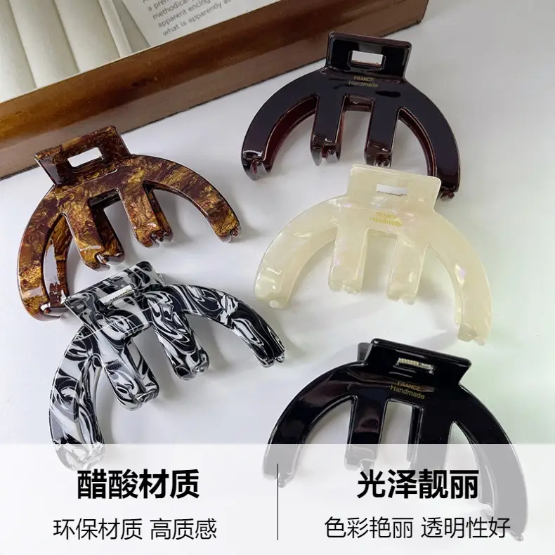 Korean Style Shark Clip Hairpin Acetate — feature 4