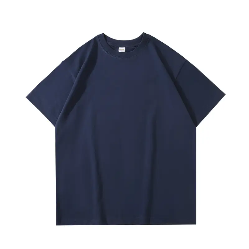 New Heavy Cotton T-Shirt Solid Colors Loose Fit - Image 3